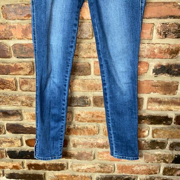 J Brand Button Waist Blue Denim Skinny Ankle Zion Jeans Women's Size 26 - Picture 4 of 7